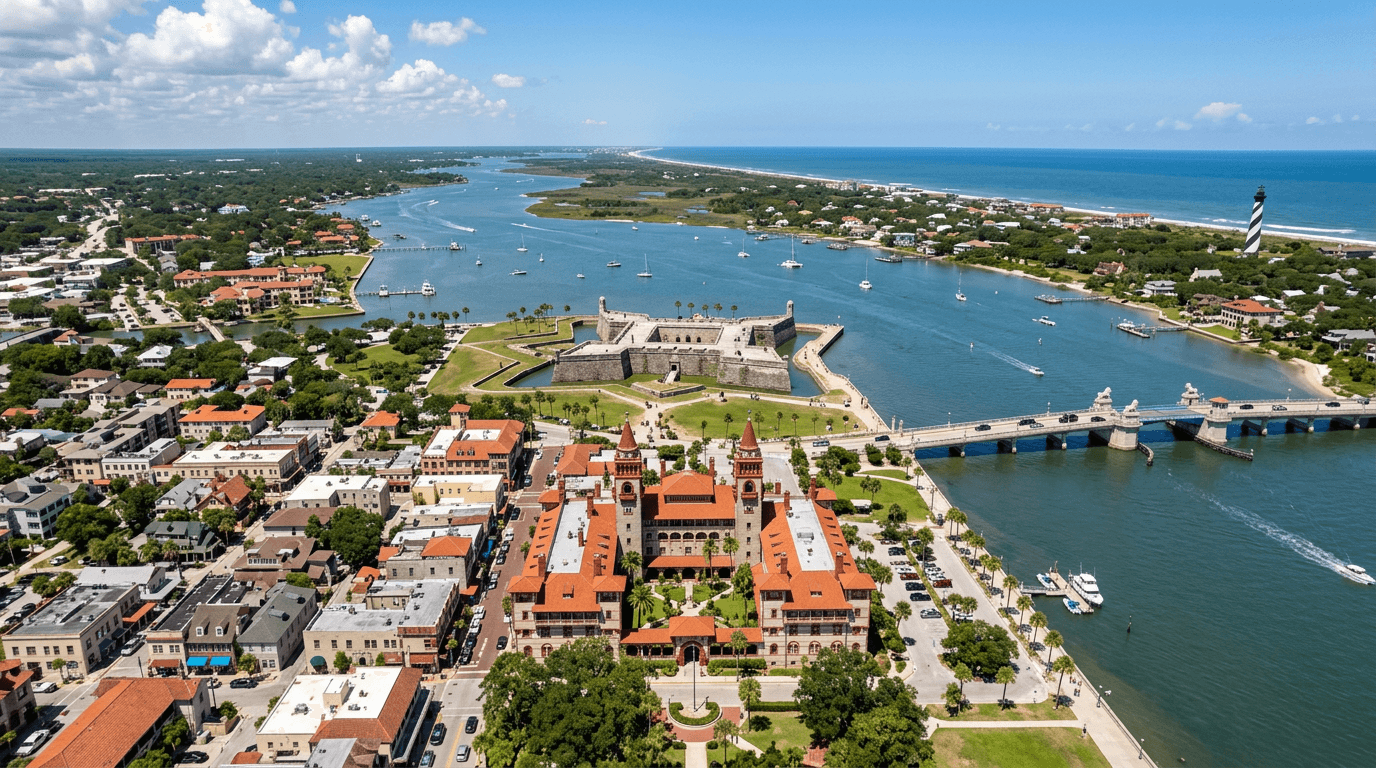 Short-term rental market in Saint Augustine, Florida