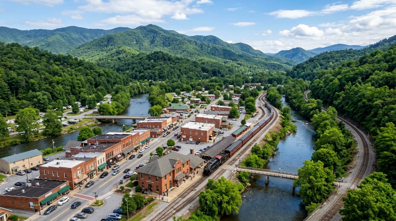 Short-term rental market in Bryson City, North Carolina