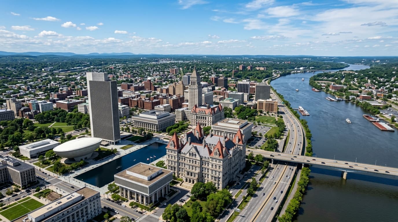 Short-term rental market in Albany, New York