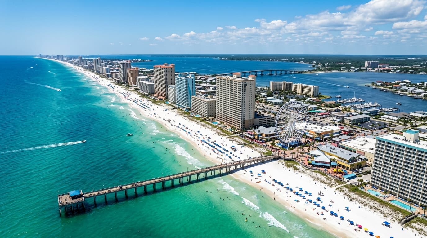 Short-term rental market in Panama City Beach, Florida