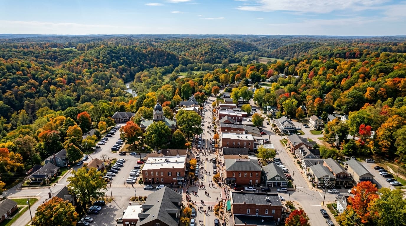 Short-term rental market in Nashville, Indiana