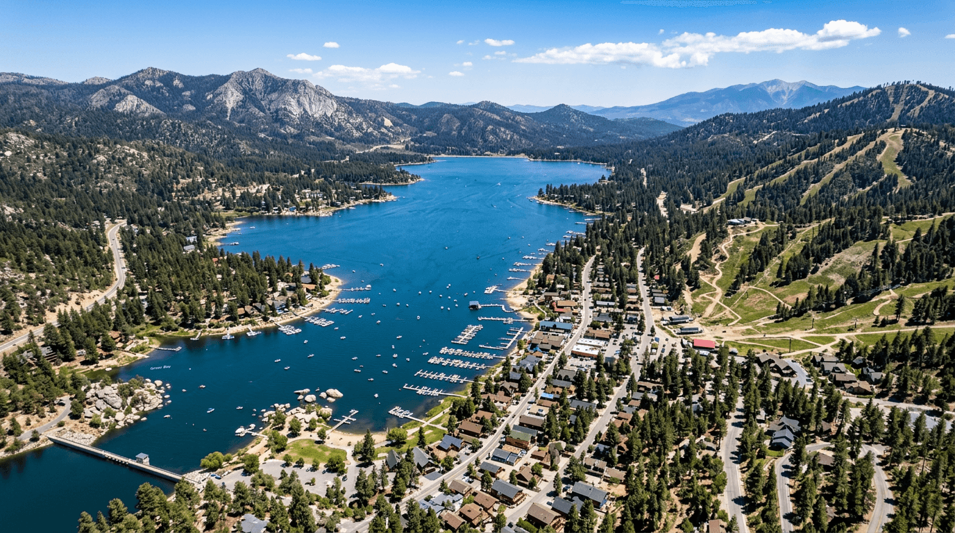 Short-term rental market in Big Bear, California
